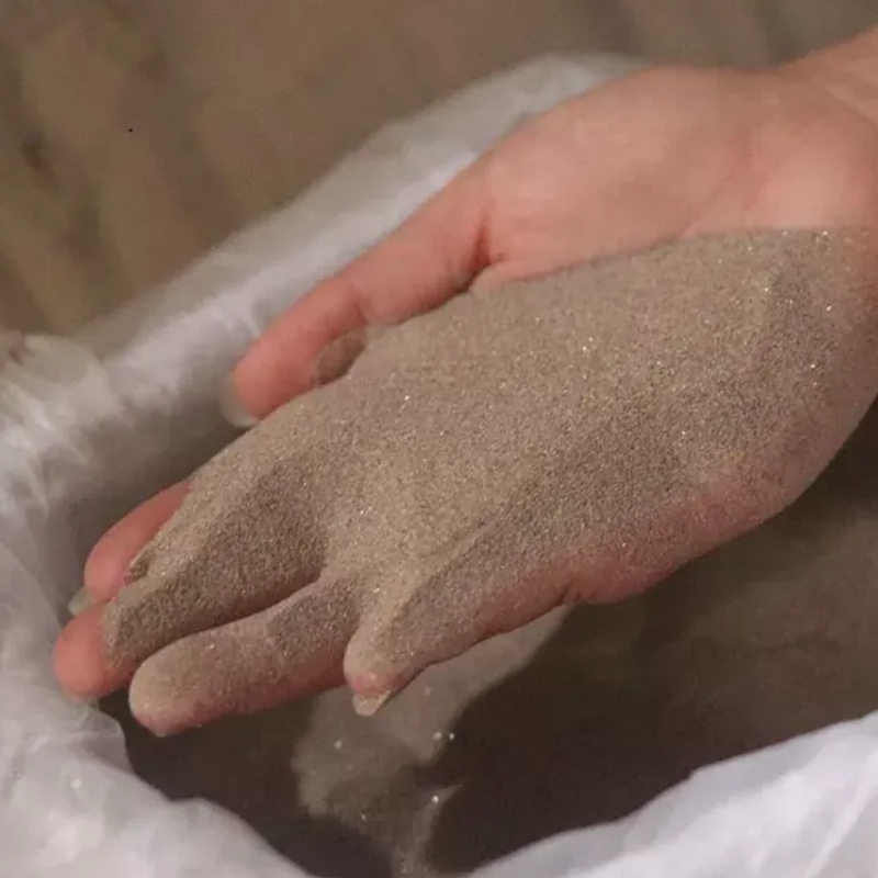 Pasir Zirkon Refraktori 2340°C Takat Lebur untuk Tanur Suhu Tinggi
